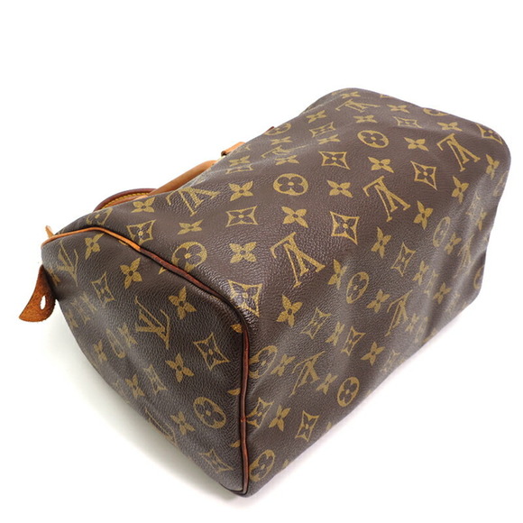 LOUIS VUITTON Speedy 25 Women's Handbag M41109 Monogram Monogram/Brown - Picture 3 of 9